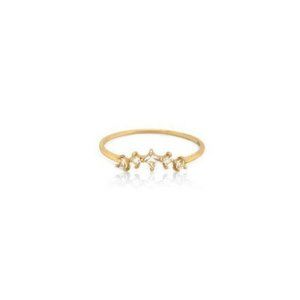 NWT Amani Topaz Nesting Ring - 14K Italian Gold